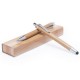 Writing set, bamboo ball pen and mechanical pencil