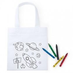 Bag for colouring, crayons
