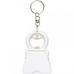 Keyring, bottle opener, phone stand and screen cleaner