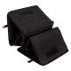 Foldable car organizer with cooler compartment