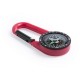 Compass with carabiner