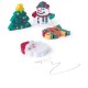 Eraser set, 4 Christmas designs