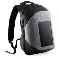 Laptop backpack, solar charger