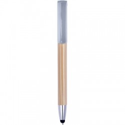 Bamboo ball pen, touch pen, phone stand