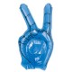 Inflatable hand "victory"