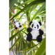 Plush panda, keyring | Bea