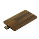 Wooden USB memory stick "credit card"