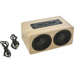 Wooden wireless speaker 2 x 5W