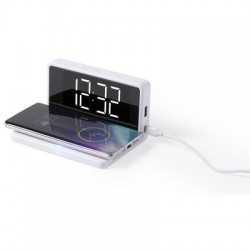 Wireless charger 5W with desk clock and alarm