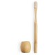 Bamboo tooth brush with stand