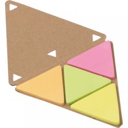 Zestaw do notatek "trójkąt", karteczki samoprzylepne