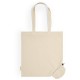 Organic cotton foldable shopping bag