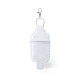 Keyring with pouch for antibacterial liquid container (not included)
