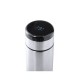 Vacuum flask 420 ml with sieve stopping dregs and digital beverage temperature display