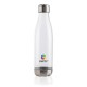 Leakproof water bottle with stainless steel lid