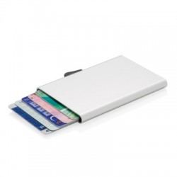 C-Secure aluminum RFID card holder