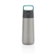 Hydrate leak proof lockable vacuum bottle, grey