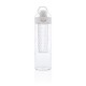 Honeycomb lockable leak proof infuser bottle, white