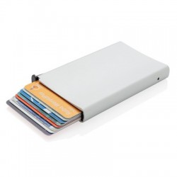 Standard aluminum RFID cardholder with PU wallet