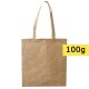Shopping bag made of cotton and paper