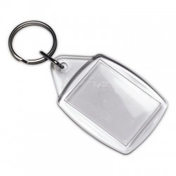 Keyring with place for paper insert