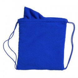 Drawstring bag, towel