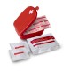 First aid kit in plastic case, 5 pcs